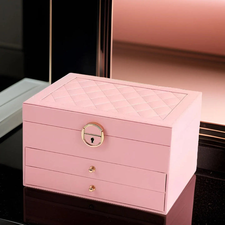 EleganceBox Luksus Smykkeskrin – Flerlagringsboks for Smykker | Luvikno