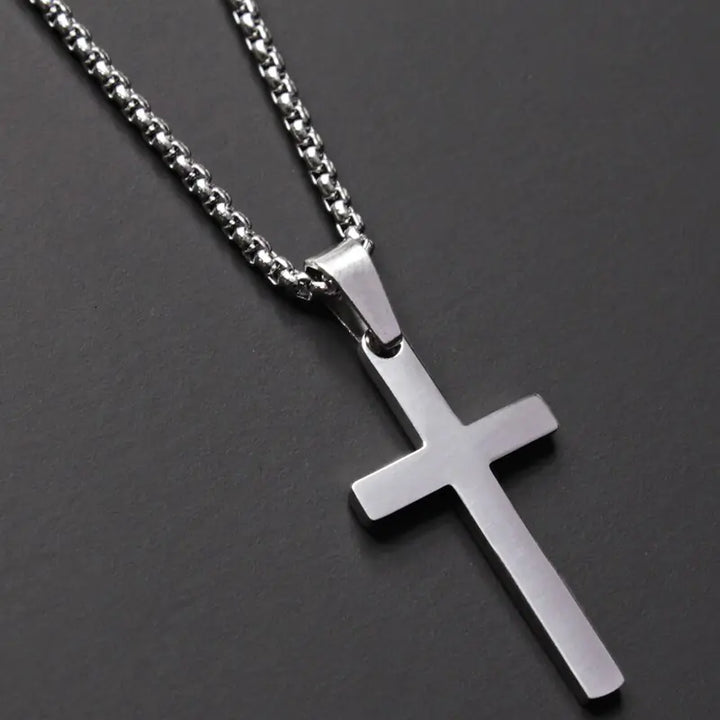 Classic Cross Men’s Necklace Luvikno