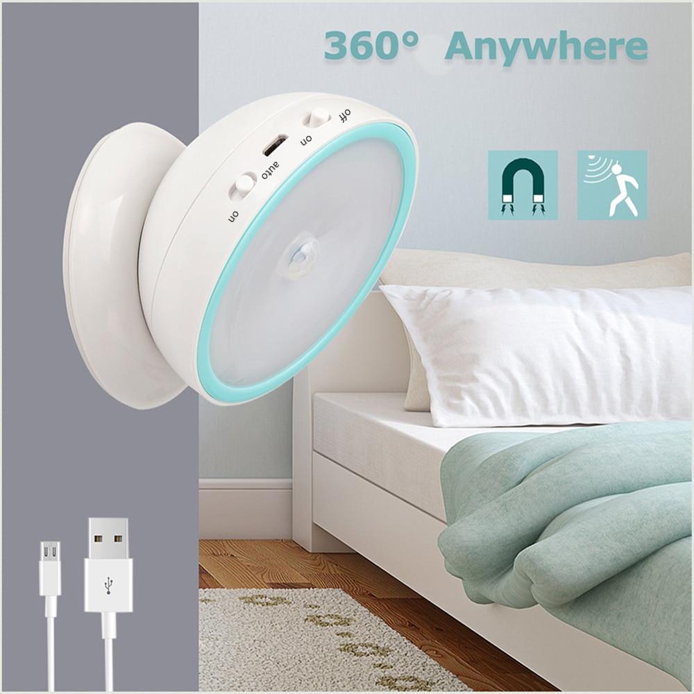 360 Magnetisk LED Bevegelsessensor Lys | Luvikno