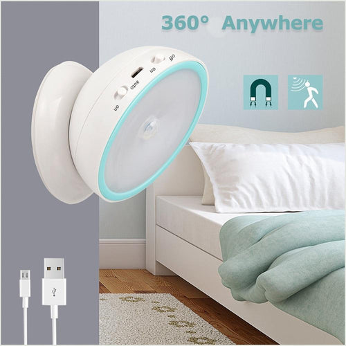 360 Magnetisk LED Bevegelsessensor Lys | Luvikno