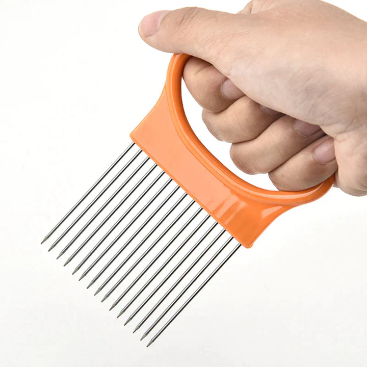 OnionMaster Cutter - Håndholdt Skiver for Kjøkken Luvikno