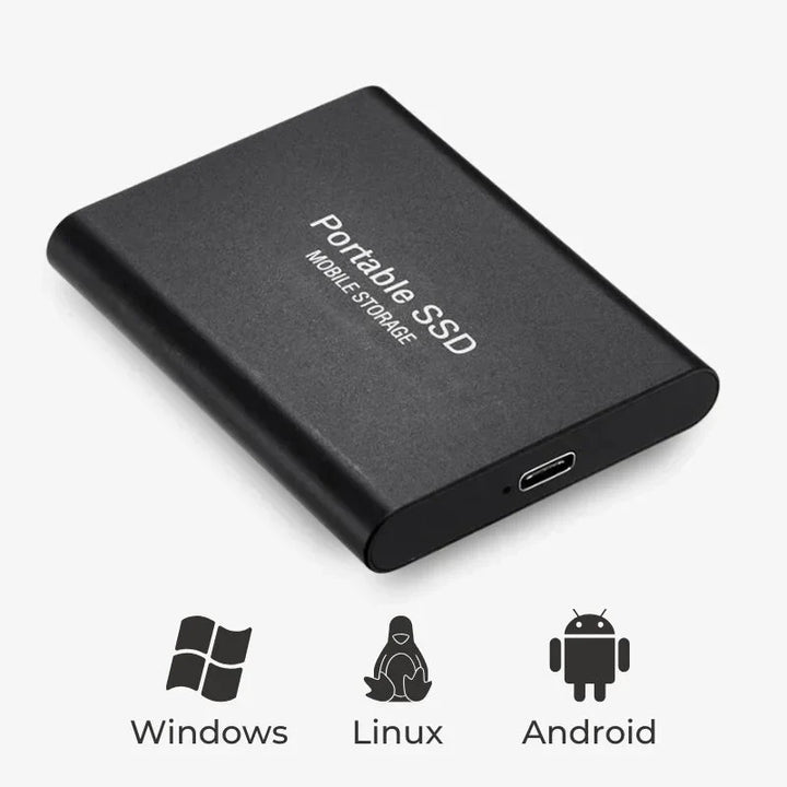 Luvikno | Ultra Rask Ekstern SSD – Bærbar Lagring USB 3.1 (Opptil 30 TB)