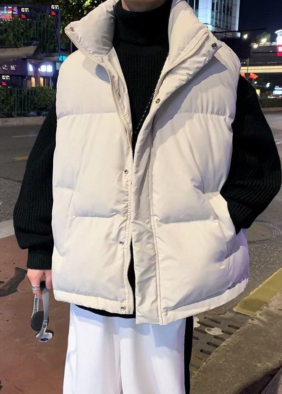 Luvik | Yli suuren musta ohut puuvillapufferitakki miehille talveksi