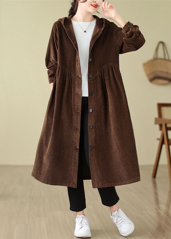 Luvik | Mûre Patchwork Pli Napp SamettStrikk Hette-Trenchcoats
