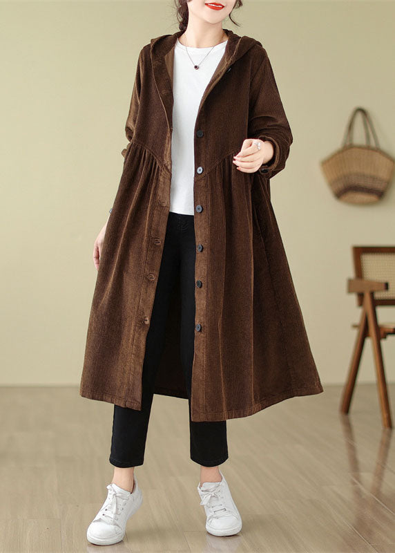Luvik | Mûre Patchwork Pli Napp SamettStrikk Hette-Trenchcoats