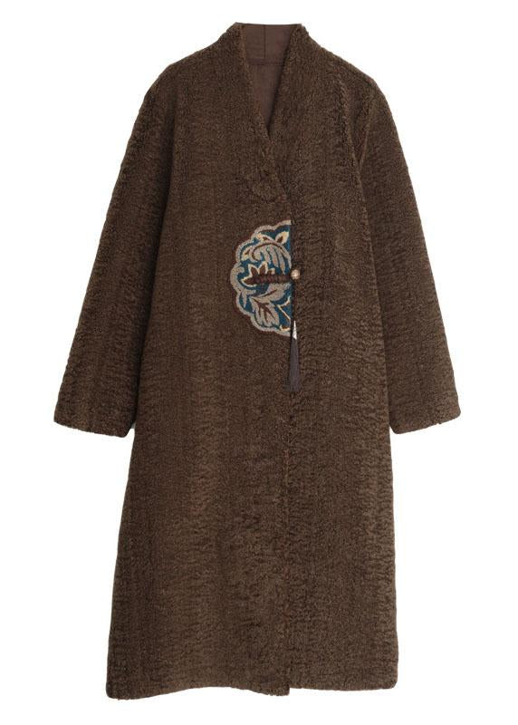 Luvik | Vuorelliset punaiset villasta tikatut talvitakit