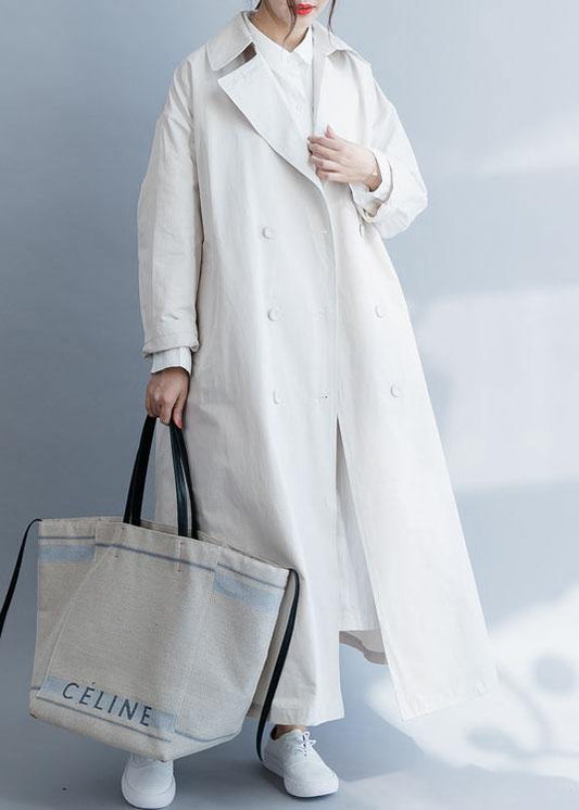 Luvik | beige tunika hieno kuvio inspiraatio kaulus lovi kaksoisrinta takit naisille