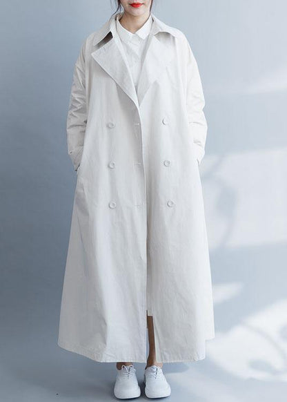 Luvik | beige tunika hieno kuvio inspiraatio kaulus lovi kaksoisrinta takit naisille