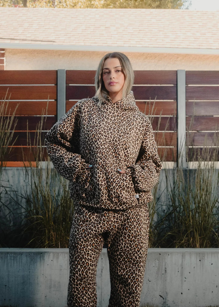 Luvik | Huppari Leopard Laukku Ylisuurta Huppari Pusero Huppari