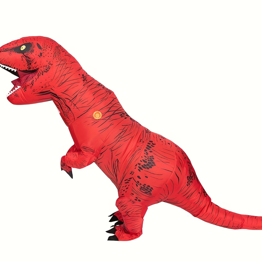 DinoBlast Oppblåsbar T-Rex Kostyme – Gigantisk Unisex Drakt | Luvikno