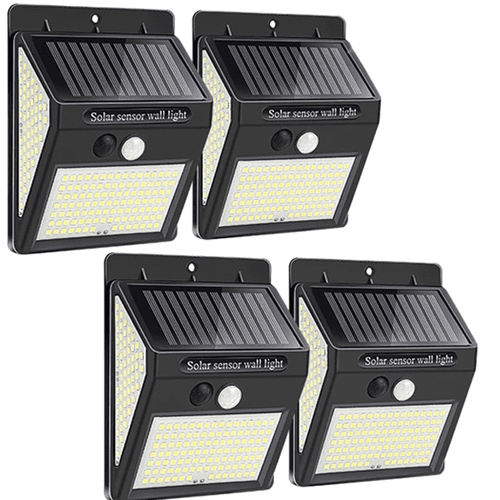 Bevegelsessensor Solcelledrevet 100 Led Lys | Luvikno