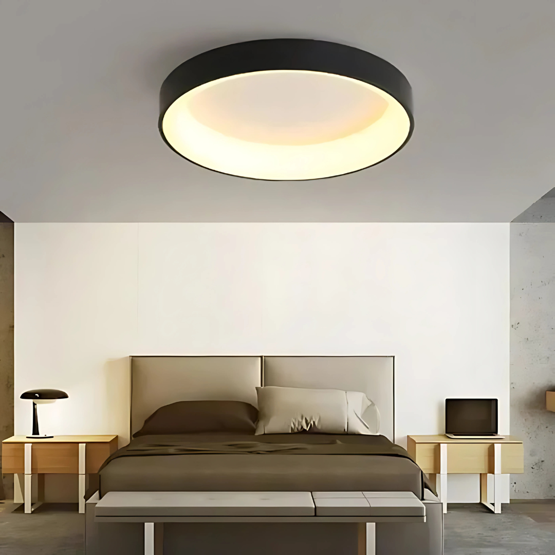 Taklampe LED | Nordisk Rund Modern Innfelt Armatur Luvikno