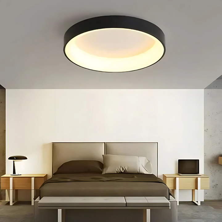 Taklampe LED | Nordisk Rund Modern Innfelt Armatur Luvikno