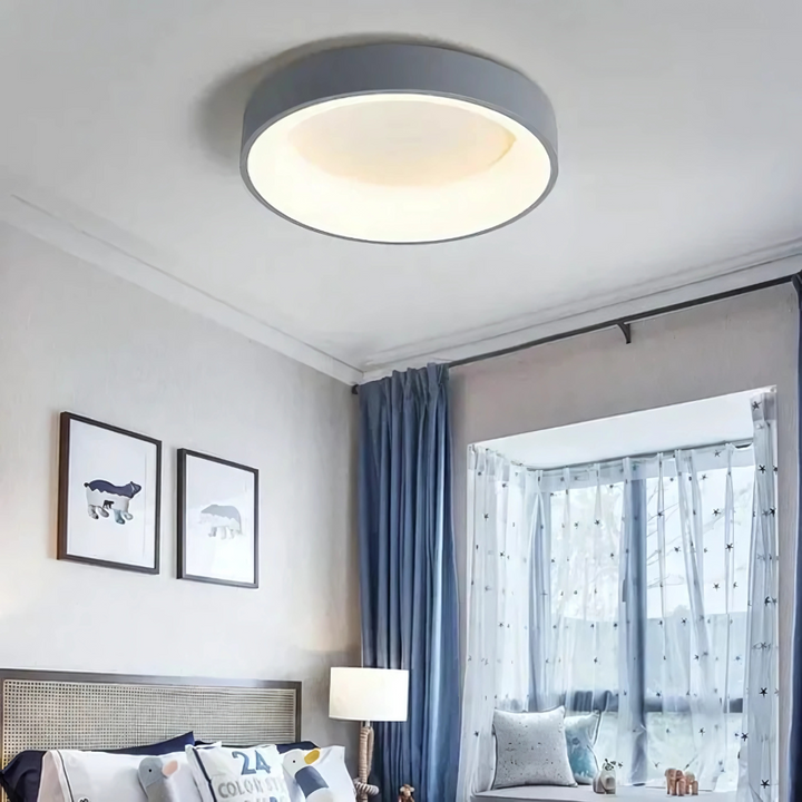 Taklampe LED | Nordisk Rund Modern Innfelt Armatur Luvikno