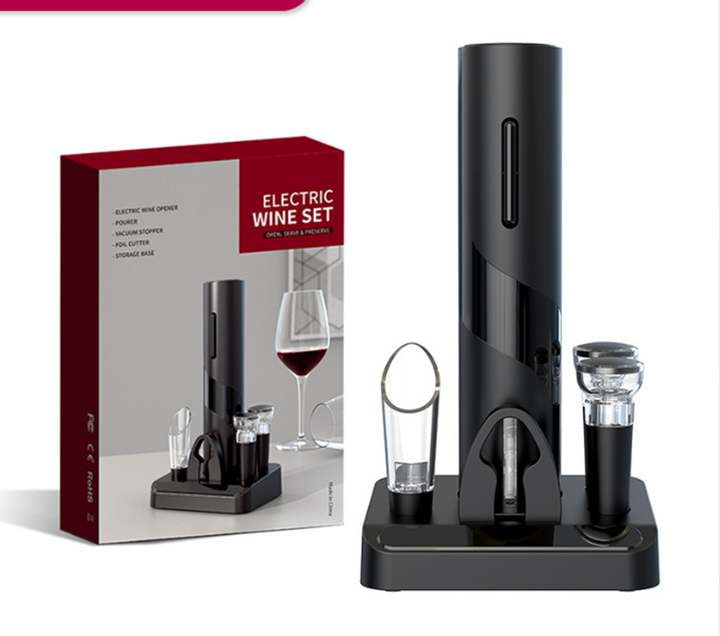 EasyPour | Forbedre din vinopplevelse (Incl. vinpropp, vinhelse, folieklipper) | Luvikno