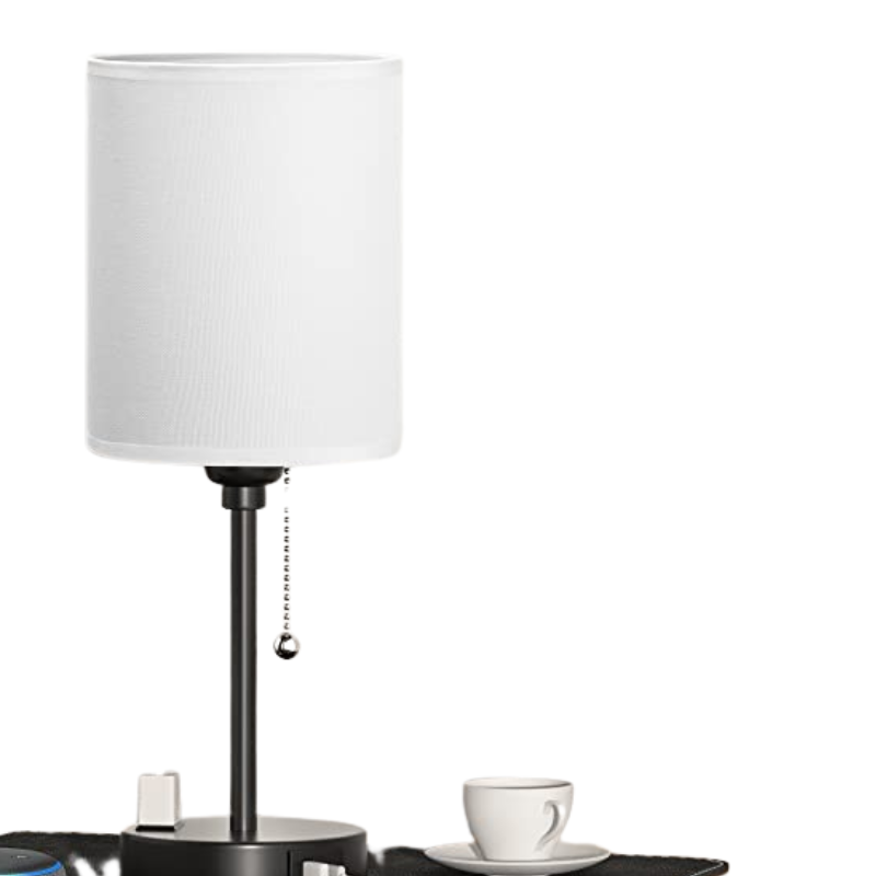 Luvikno | Elegant Bordlampe med Smarte Ladealternativer og Tre Farger