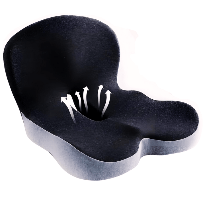 Luvikno | ErgoComfort Setepute – Ergonomisk Minne Skumpute for Ryggstøtte og Komfort