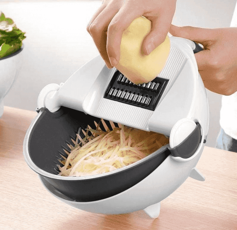 Cut N' Drain Veggie Slicing Bowl | Luvikno