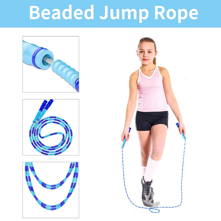 FlexiRope – Justerbar Perle Hoppetau for Fitness Luvikno