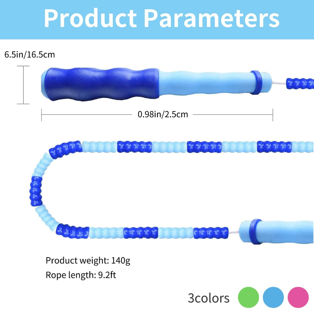 FlexiRope – Justerbar Perle Hoppetau for Fitness Luvikno
