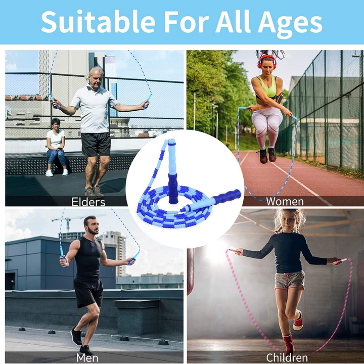 FlexiRope – Justerbar Perle Hoppetau for Fitness Luvikno