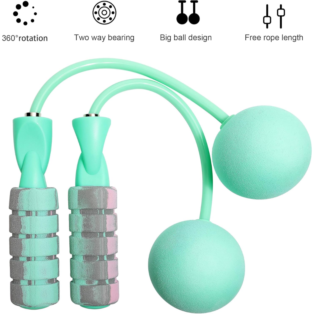 AdjustFit - Trådløs Vektet Hoppetau for Fitness Luvikno