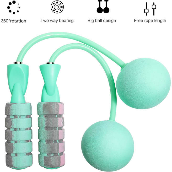 AdjustFit - Trådløs Vektet Hoppetau for Fitness Luvikno
