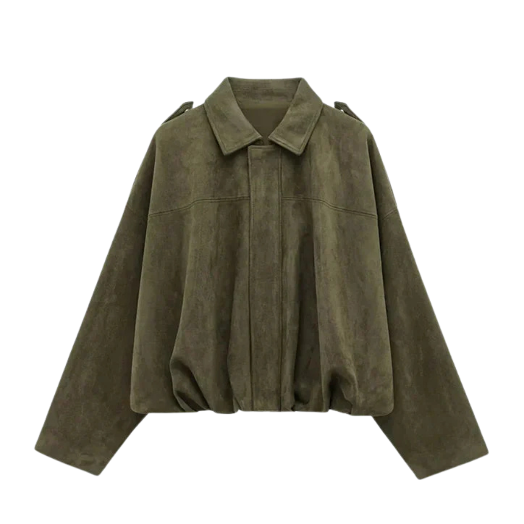 Luvik | Ylikoko takki - Pehmeä mokkivuori - Täysin vuorattu - Kaki