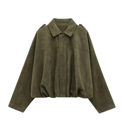 Luvik | Ylikoko takki - Pehmeä mokkivuori - Täysin vuorattu - Kaki