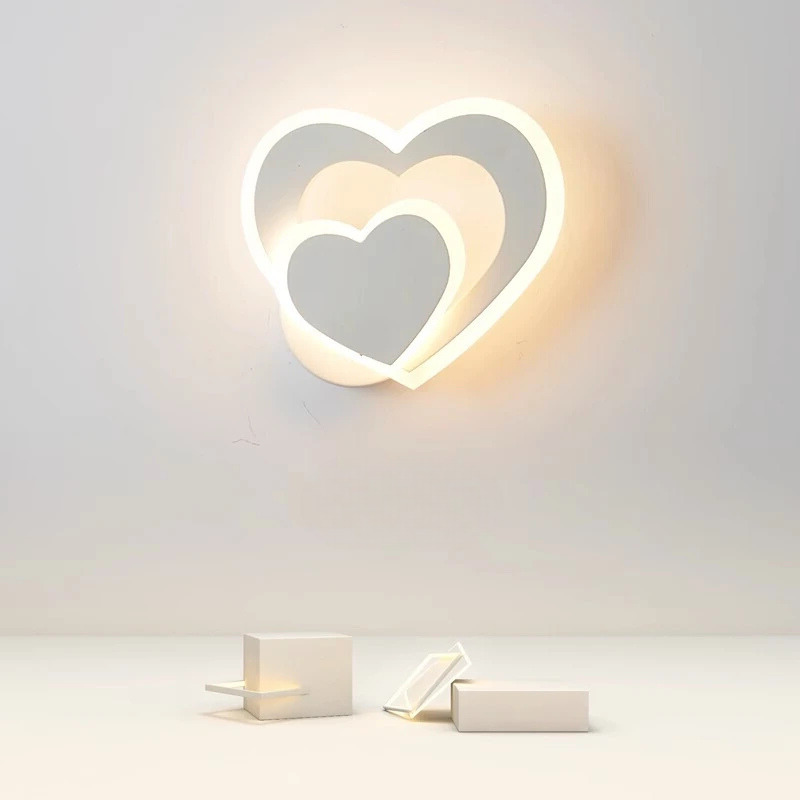 HeartGlow Vegglampe - Moderne LED Belysning Luvikno