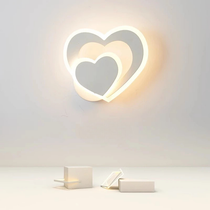 HeartGlow Vegglampe - Moderne LED Belysning Luvikno