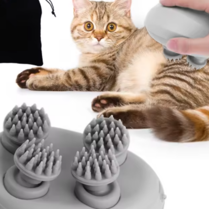 RelaxEase Dual-Use Massager for Pets and People Luvikno