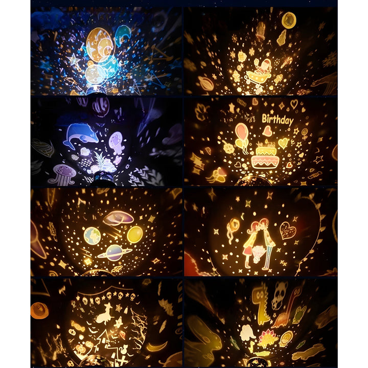 BunnyBeam Light - Uformell Søt Kanin Prosjektor Nattlys for Barn | Luvikno