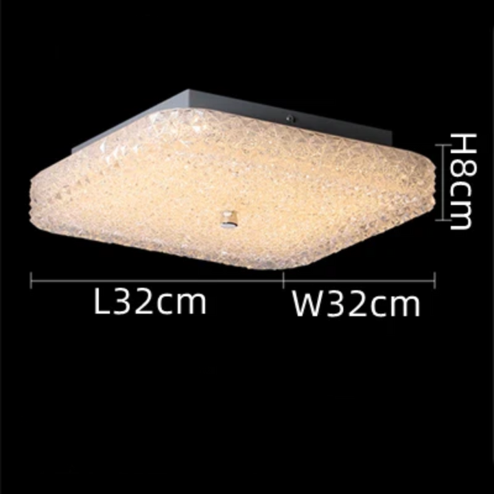 Elegant LED Kronelys – Moderne Taklampe med Krystall for Stue og Soverom | Luvikno