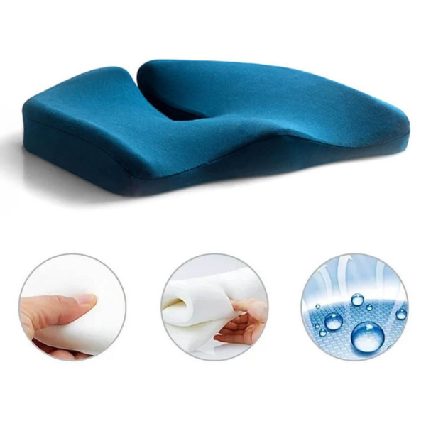 ErgoRelief Seteklem - Ergonomisk Minne Skum Klem for Rygg og Haleben | Luvikno