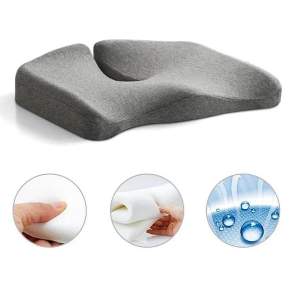 ErgoRelief Seteklem - Ergonomisk Minne Skum Klem for Rygg og Haleben | Luvikno
