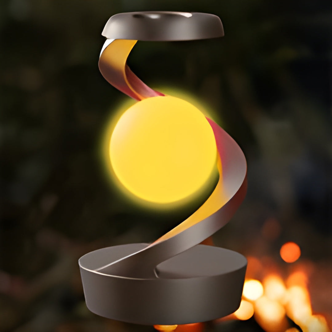 OrbitGlow Lampe - Stilig Belysning med Trådløs Lading | Luvikno