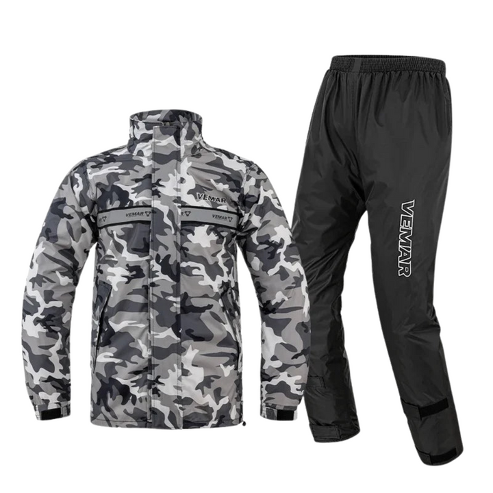 Luvik | Unisex vanntett motorcykel regnjakke med hette