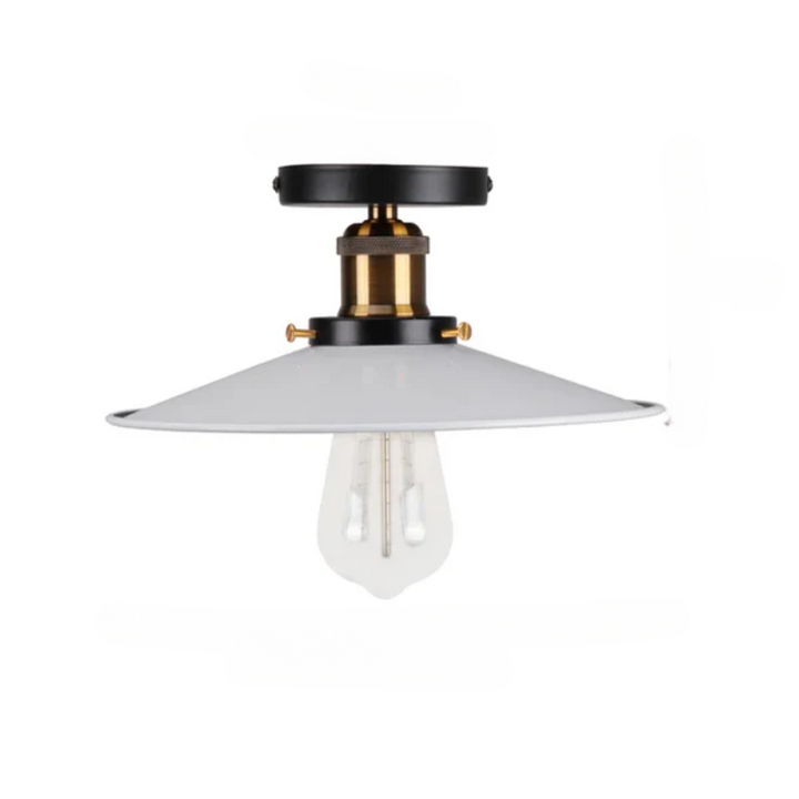 Vintage taklampe i industriell stil, metallampe for stue eller soverom, LED-kompatibel | Luvikno