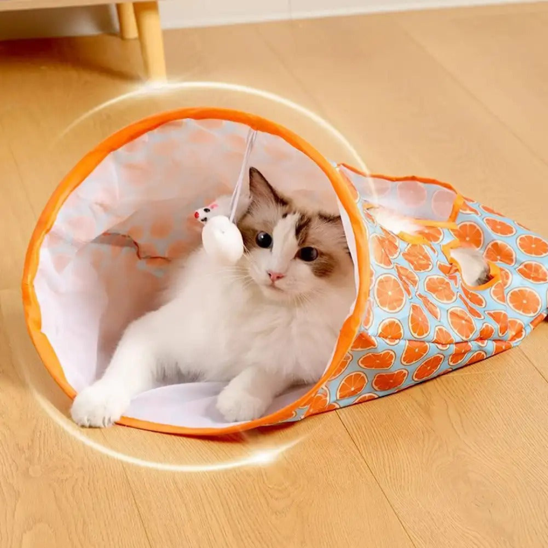 Katt tunnel leketøy Luvikno