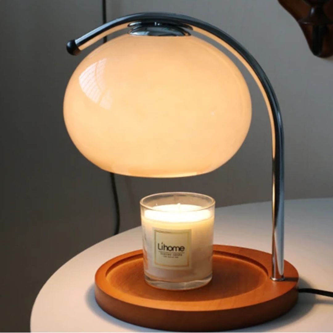 Alyssa Retro Bordlampe - Elegant Glassbelysning Luvikno