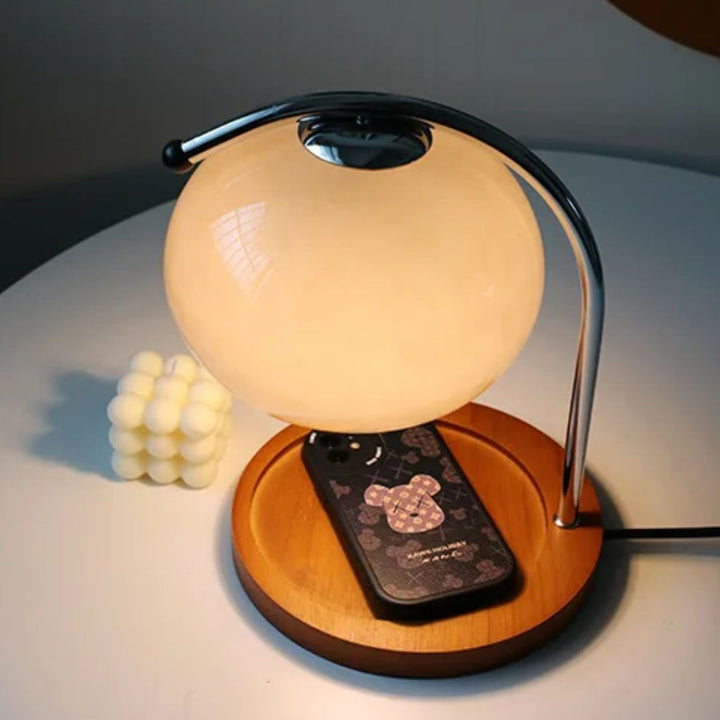 Alyssa Retro Glass Table Lamp | Luvikno