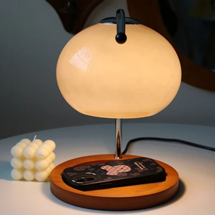 Alyssa Retro Glass Table Lamp | Luvikno