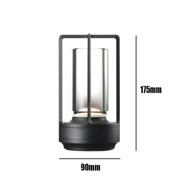 Clary LED Trådløs Retro Metall Bar Skrivebord Lampe | Luvikno