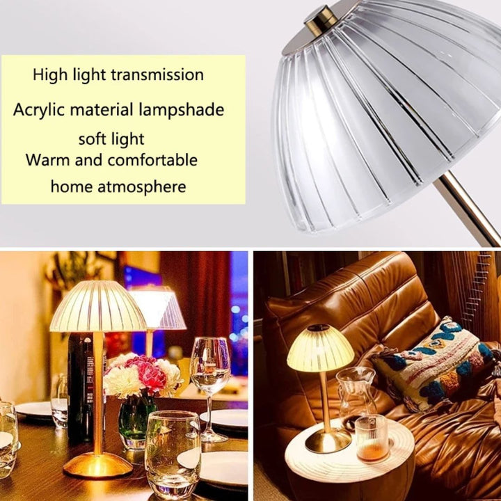 Karina GlowDesk – Retro Oppladbar Skrivebordslampe Luvikno