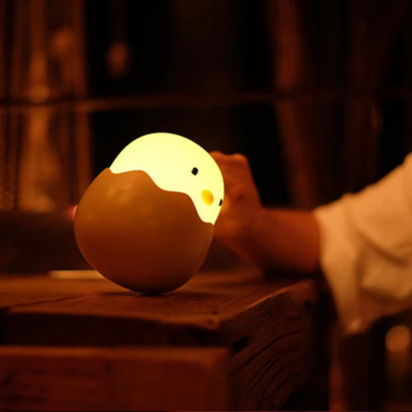 CozyChick Nattlampe – Søt Barne Lampe for Soverommet Luvikno