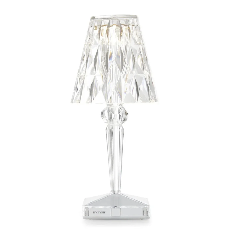 Chic bordlampe med krystalldesign - CrystalLuxe | Luvikno