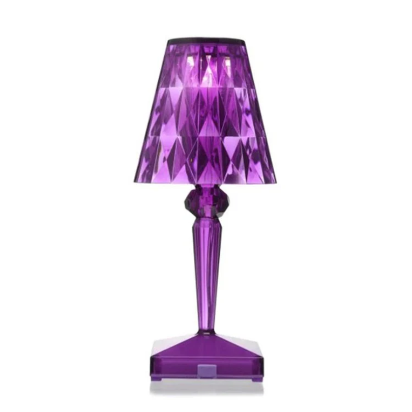 Chic bordlampe med krystalldesign - CrystalLuxe | Luvikno
