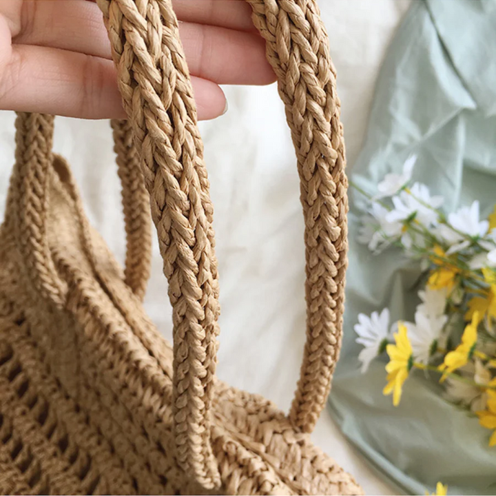 Stylish Woven Handbag for Women - BreezeTote | Luvikno