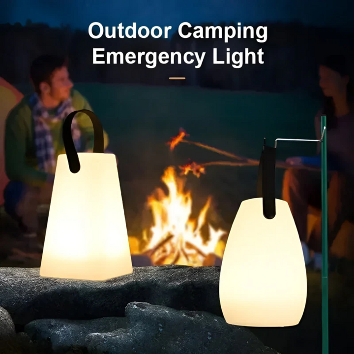 Luvikno | Mobil Vanntett Trådløs Lampe | Trådløs, Fargeforandrende & Ideell for Utendørs Camping og Hjemmeatmosfære